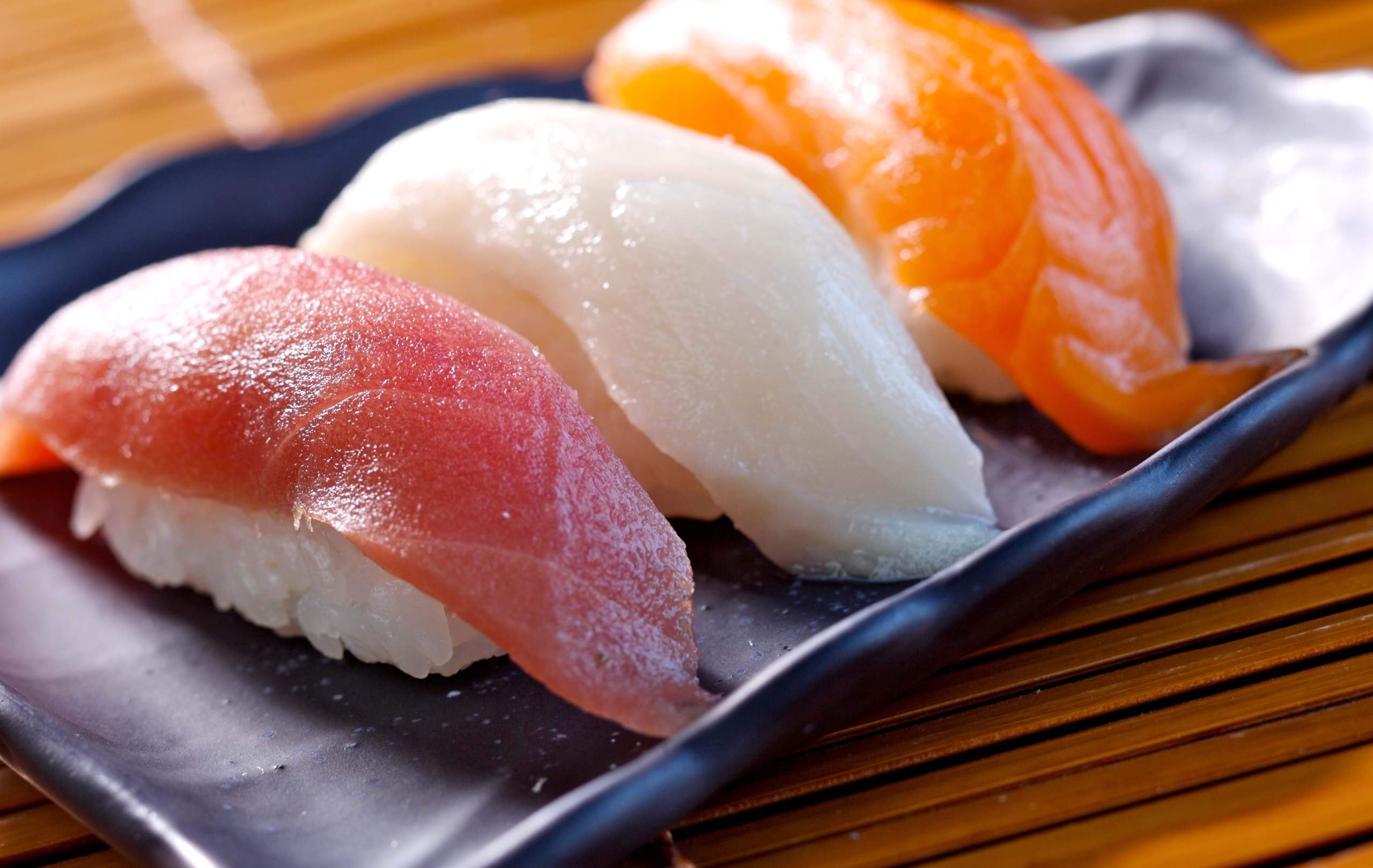 Fresh nigiri selection